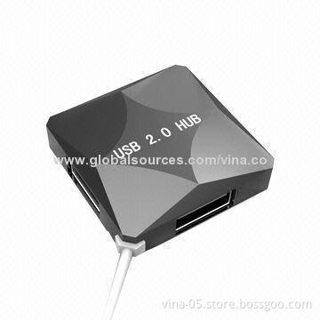 2013 Hot and New Model 4-port USB Hub for Promotions, Supports Plug-and-play Function